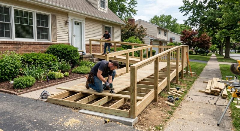 Accessible Ramp Construction in Wilmington, NC