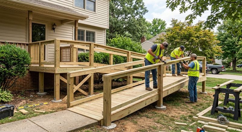 Handicap Ramp Replacement in Wilmington, NC