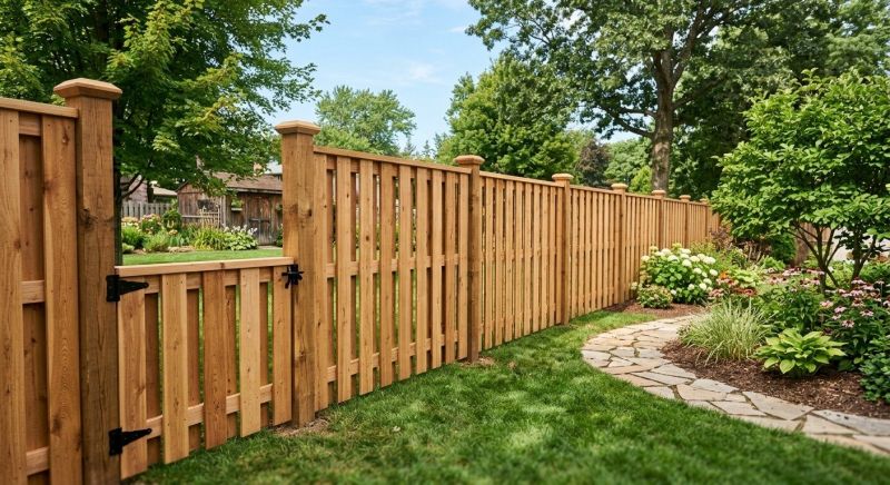 Shadowbox Fence Installation in Sacramento, CA