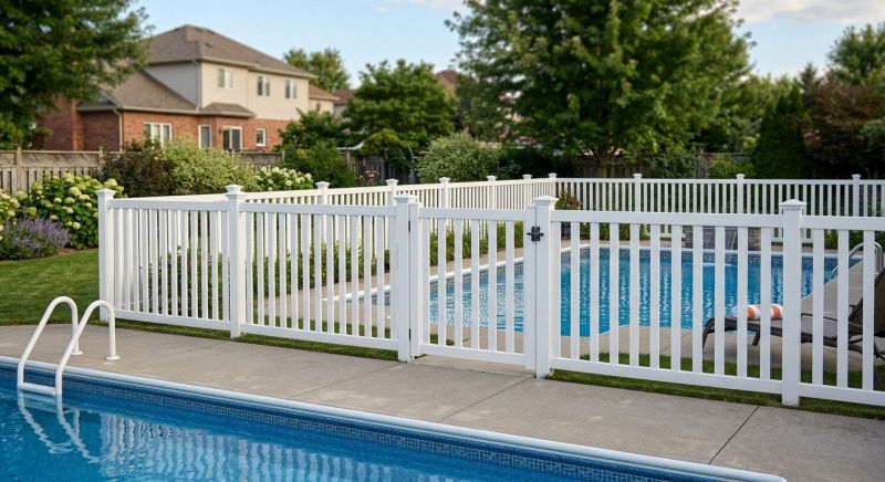 Vinyl Pool Fence Installation in St Louis, MO