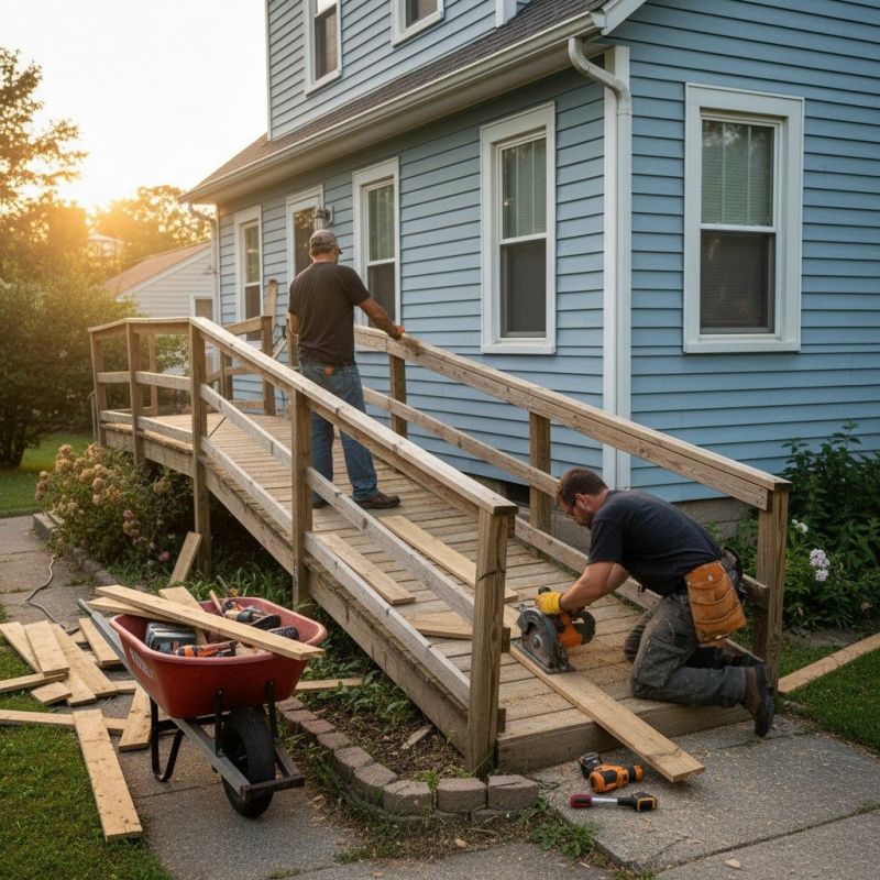 Accessible Ramp Construction in Wilmington, NC
