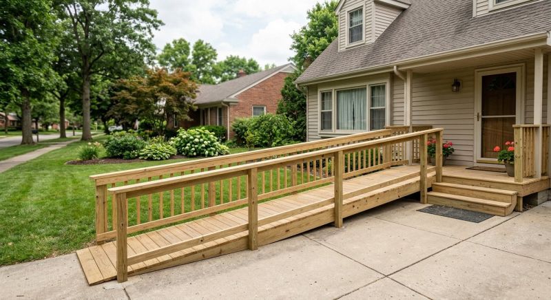 Accessible Ramp Installation in Wilmington, NC