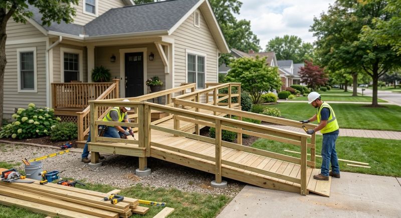 Accessible Ramp Installation in Conroe, TX