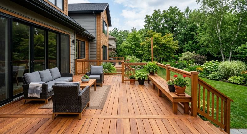 Cedar Deck Installation in Norwalk, CT