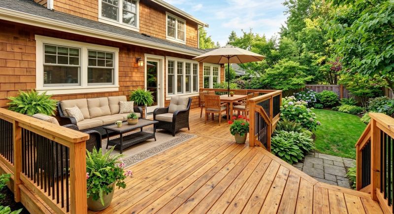 Cedar Deck Installation in Norwalk, CT