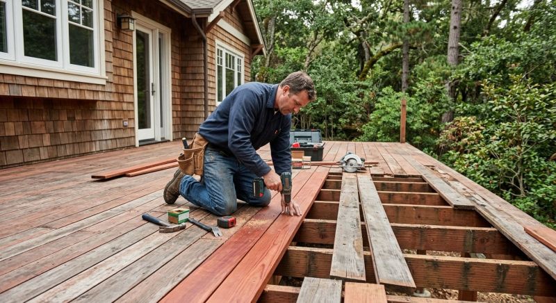 Cedar Deck Repair in Seattle, WA