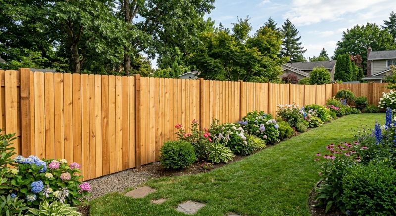 Cedar Fence Replacement in Pearland, TX
