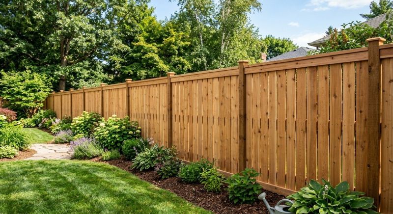 Cedar Fencing Installation in Sacramento, CA