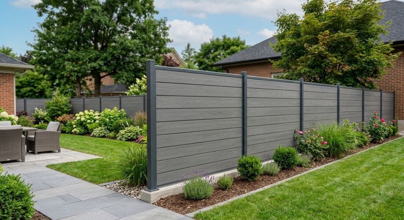 Composite Fence Installation in Des Moines, IA