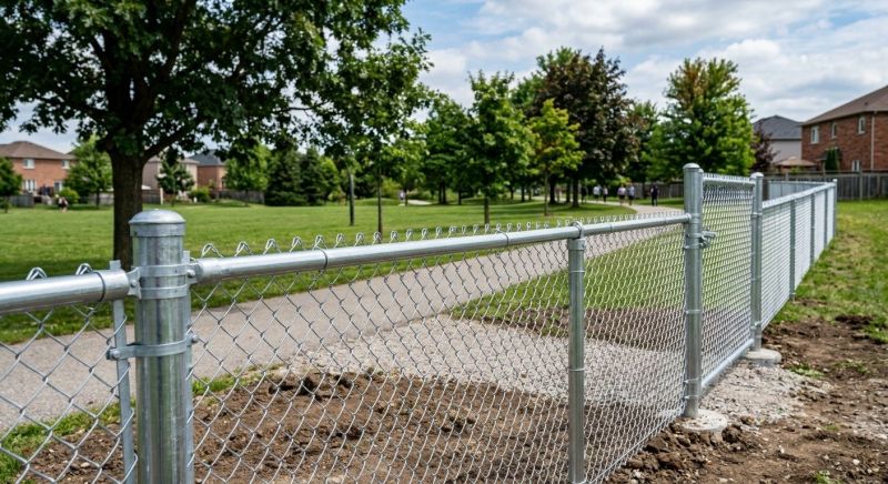 Cyclone Fence Installation in Pearland, TX