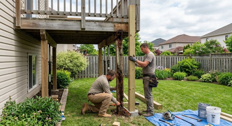 Deck Column Repair in Seattle, WA