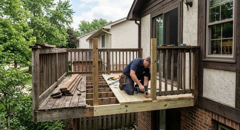 Deck Stairs Repair in Redmond, WA