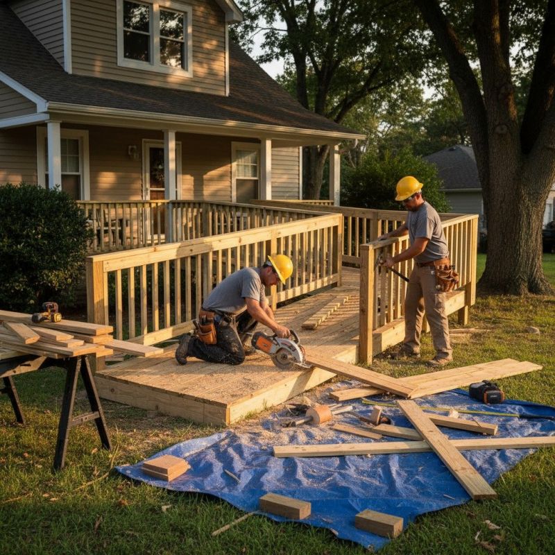 Handicap Ramp Construction in Wilmington, NC