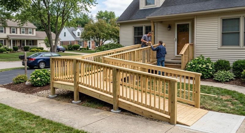 Handicap Ramp Installation in Wilmington, NC