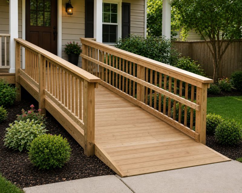 Handicap Ramp Replacement in Conroe, TX
