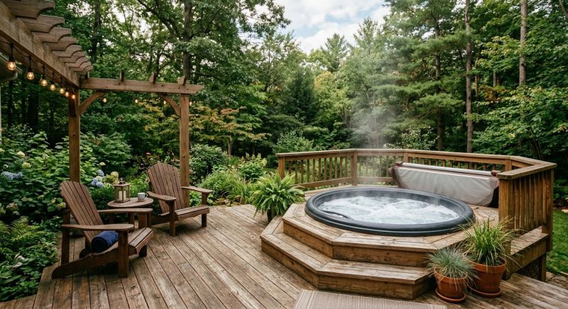 Hot Tub Deck Construction in Norwalk, CT
