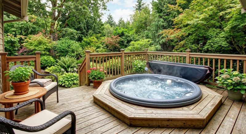 Hot Tub Deck Construction in Boston, MA