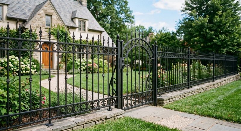 Iron Fence Construction in Alpharetta, GA