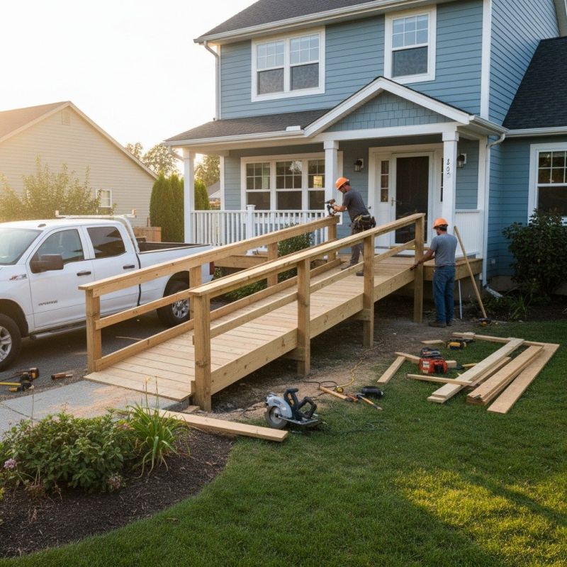 Mobility Ramp Construction in Wilmington, NC