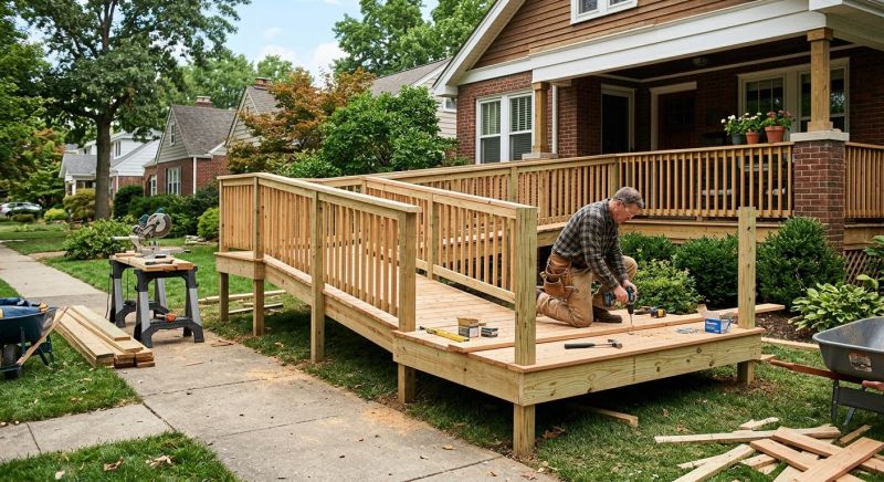 Mobility Ramp Installation in Wilmington, NC