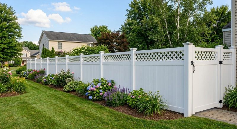 Pvc Lattice Fence Installation in South Houston, TX