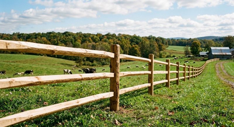Rail Fence Installation in Pearland, TX