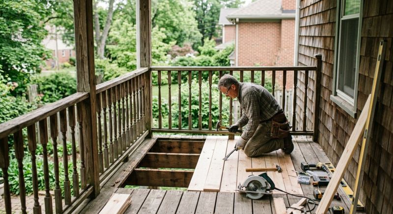Veranda Post Repair in Seattle, WA