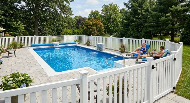 Vinyl Pool Fence Installation in South Houston, TX