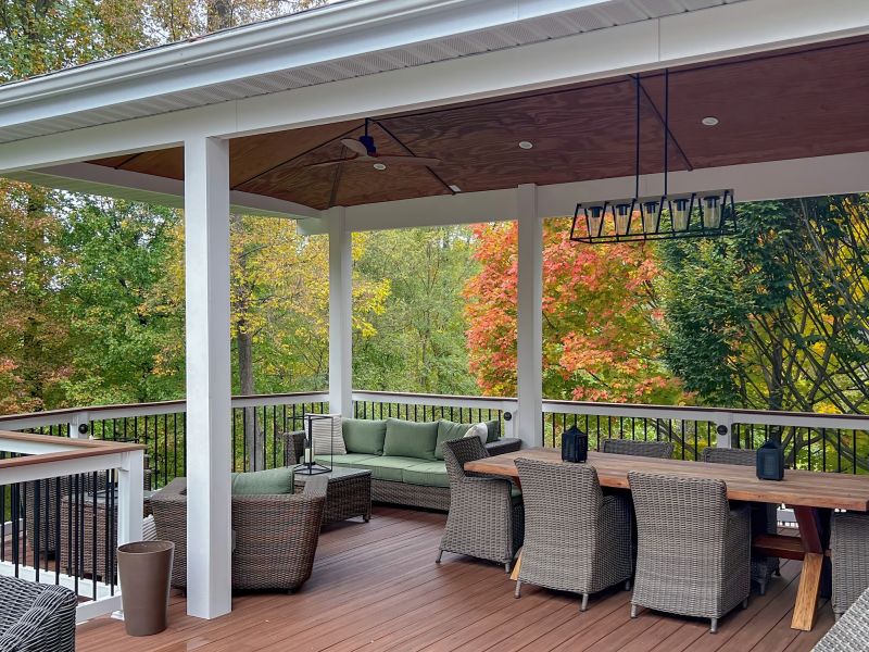Wood Porch Construction in Redmond, WA