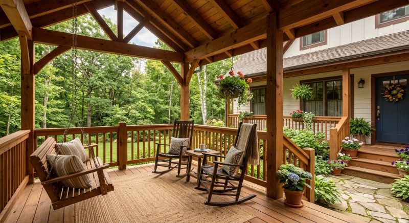Wood Porch Construction in Seattle, WA
